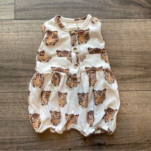 Kate Quinn Baby Tiger Print Romper